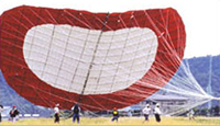 平成9年 鳴門大凧保存会が製作した直径26mの「わんわん」